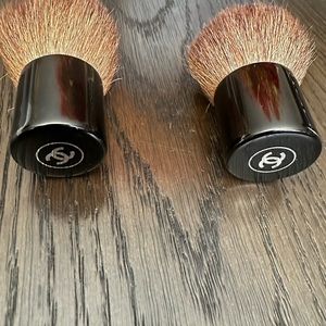 Chanel Makeup Brushes Kabuki 2 Pieces